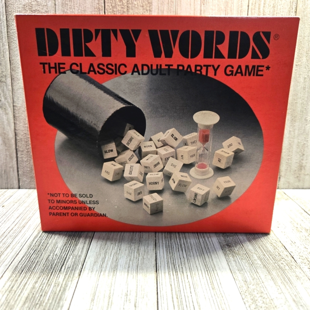 Vintage Dirty Words Classic Adult Party Game New Old Stock 70's